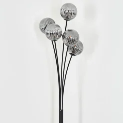 Lampadaire Bernado Noir, 5 Lumieres