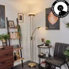 Lampadaire Biot Led Laiton, 2 Lumieres