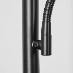 Lampadaire Busswil Led Noir, 2 Lumieres