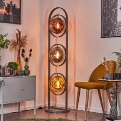 Lampadaire Cabreiro Anthracite, 1 Lumiere