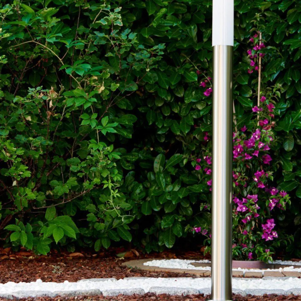 Lampadaire Caserta Acier Inoxydable, 1 Lumiere