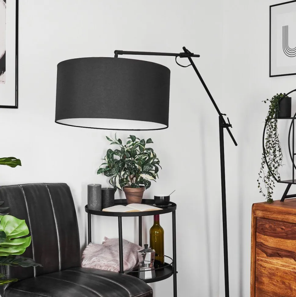 Lampadaire Chassagne Noir, 1 Lumiere
