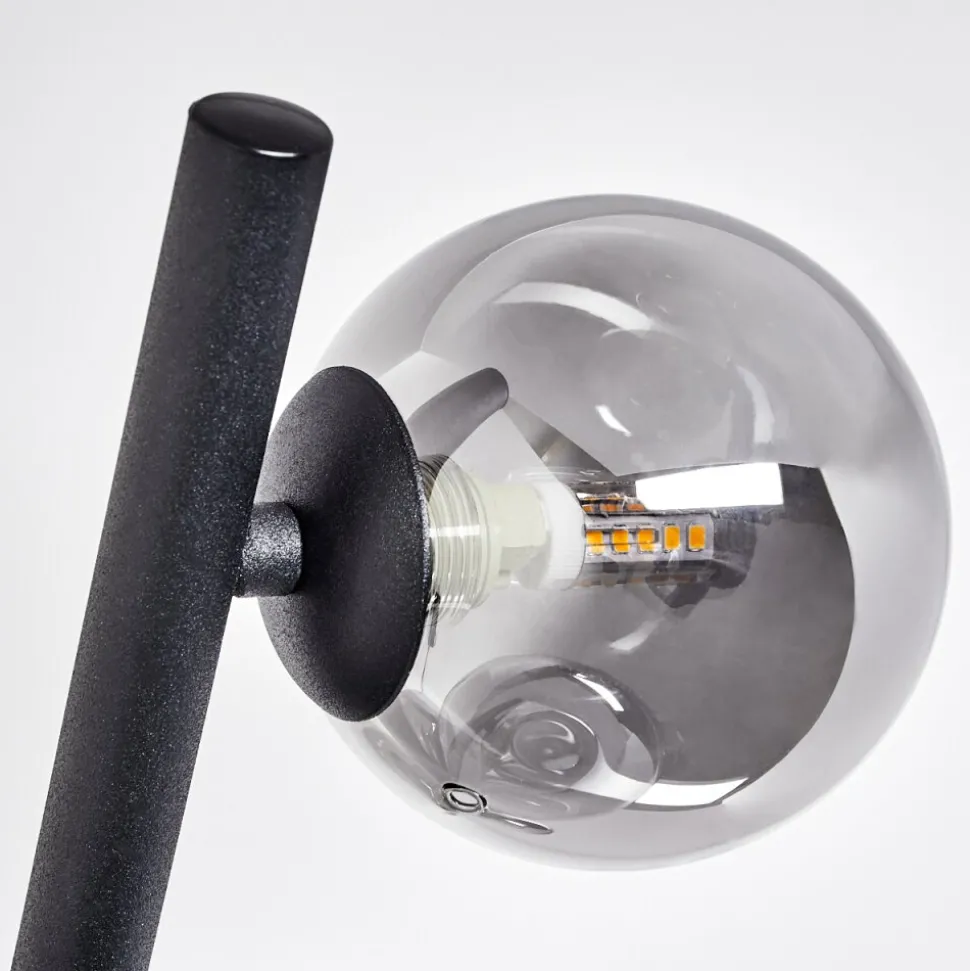 Lampadaire Chehalis Led Noir, 6 Lumieres