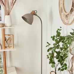 Lampadaire Chipou Gris, 1 Lumiere