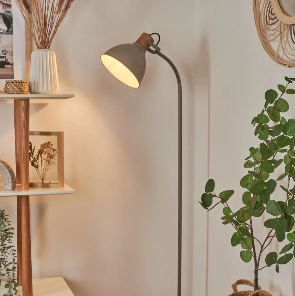 Lampadaire Chipou Gris, 1 Lumiere