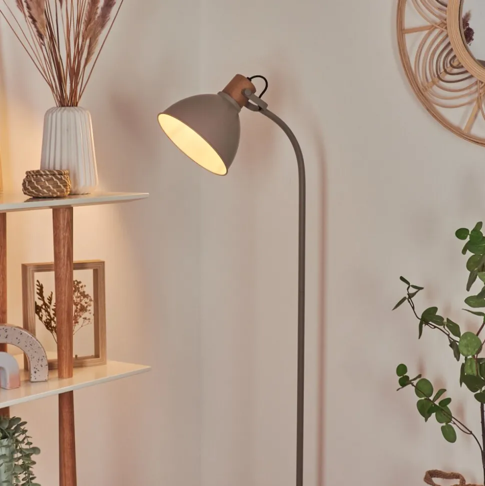 Lampadaire Chipou Gris, 1 Lumiere