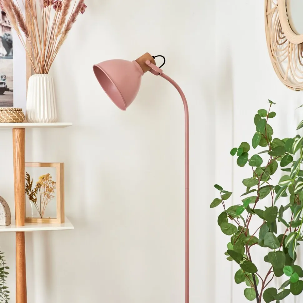Lampadaire Chipou Rose, 1 Lumiere