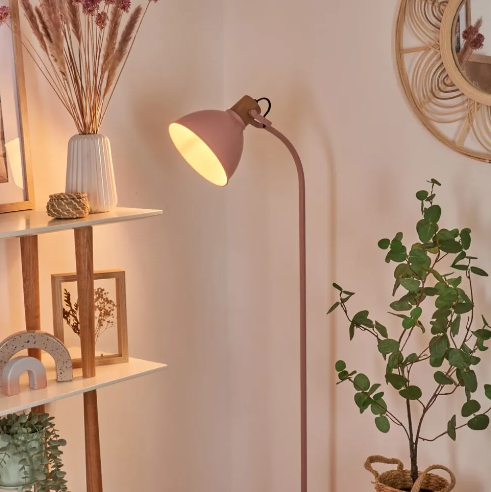 Lampadaire Chipou Rose, 1 Lumiere
