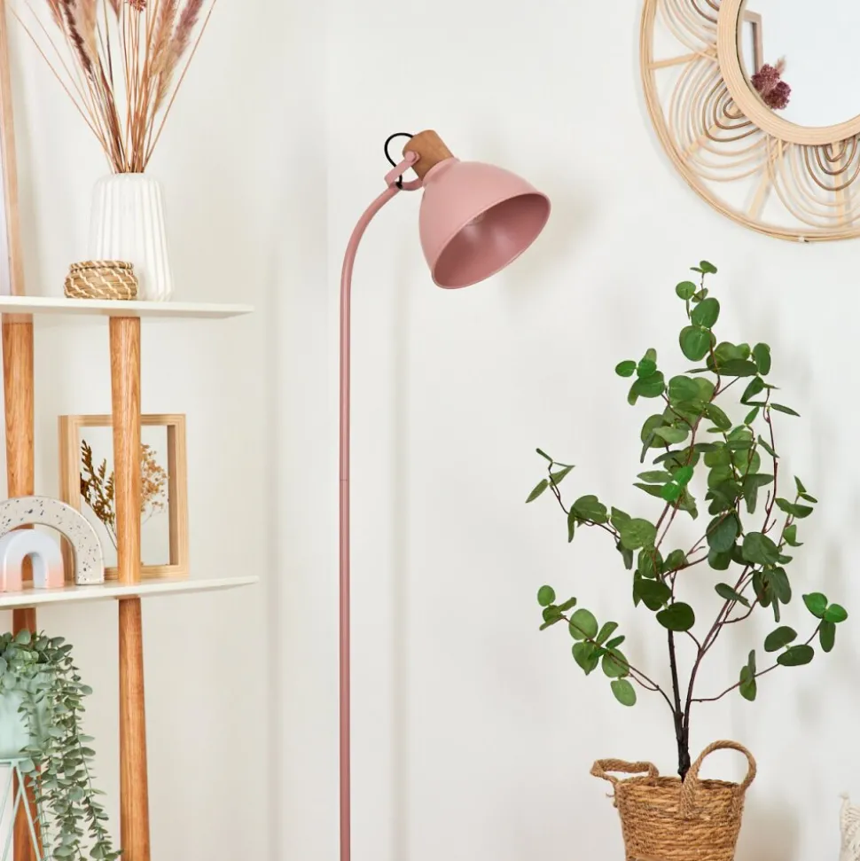 Lampadaire Chipou Rose, 1 Lumiere