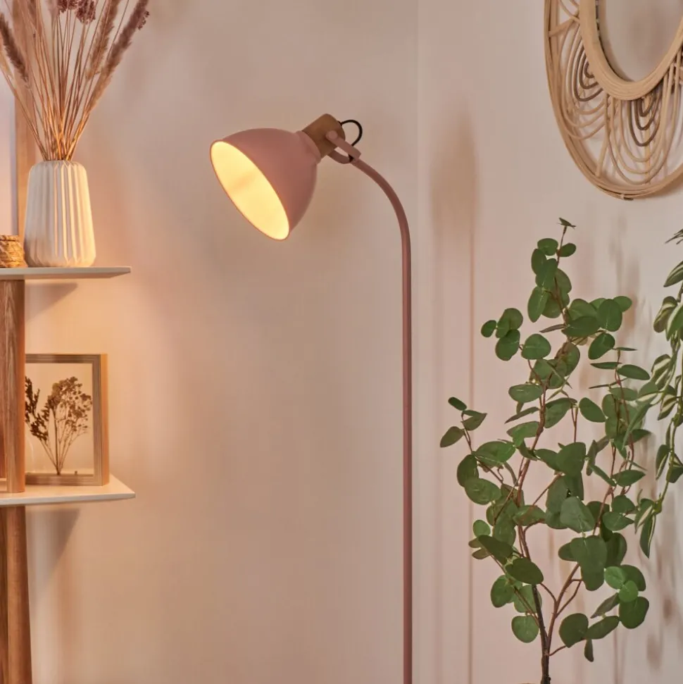 Lampadaire Chipou Rose, 1 Lumiere