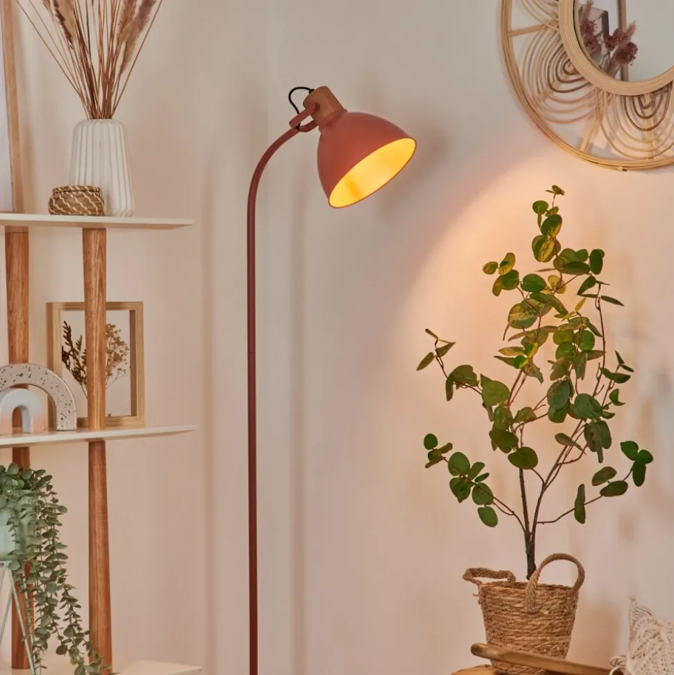 Lampadaire Chipou Rouille, 1 Lumiere