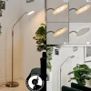 Lampadaire Chirep Led Nickel Mat, 1 Lumiere