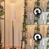 Lampadaire Coquimbito Led Nickel Mat, 2 Lumieres