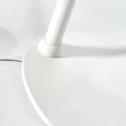 Lampadaire Corralcay Chrome, Blanc, 1 Lumiere