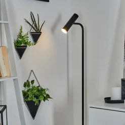 Lampadaire Dalheim Led Noir, 1 Lumiere