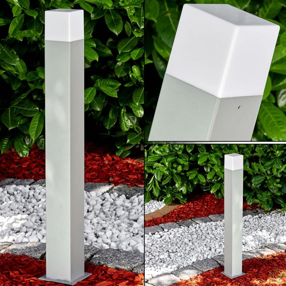 Lampadaire D'Exterieur Algier Led Gris, 1 Lumiere