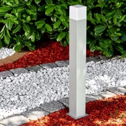 Lampadaire D'Exterieur Algier Led Gris, 1 Lumiere