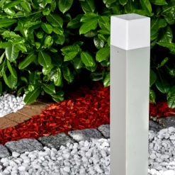 Lampadaire D'Exterieur Algier Led Gris, 1 Lumiere