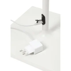 Lampadaire D'Exterieur Faro Barcelona Toc Led Blanc, 1 Lumiere
