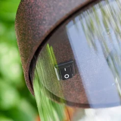 Lampadaire D'Exterieur Fulham Rouille, 1 Lumiere