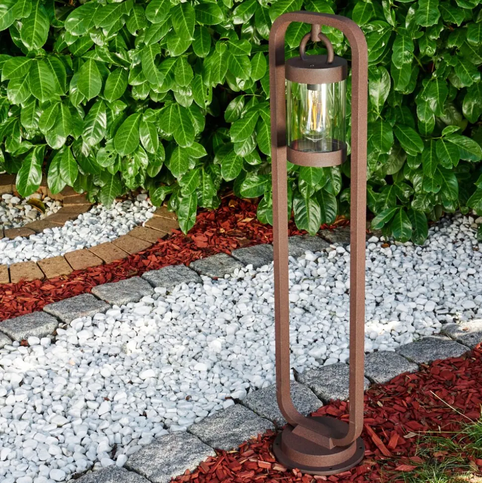 Lampadaire D'Exterieur Fulham Rouille, 1 Lumiere