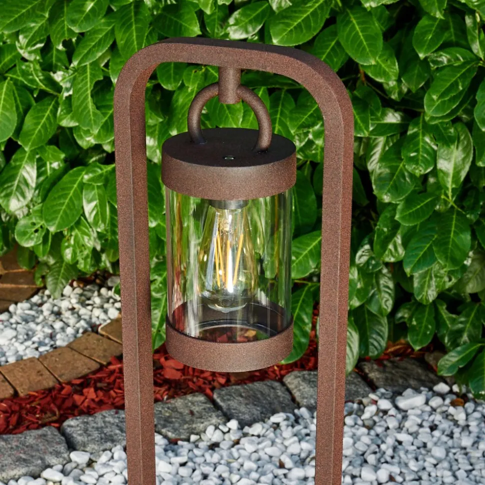 Lampadaire D'Exterieur Fulham Rouille, 1 Lumiere
