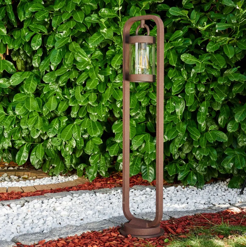 Lampadaire D'Exterieur Fulham Rouille, 1 Lumiere