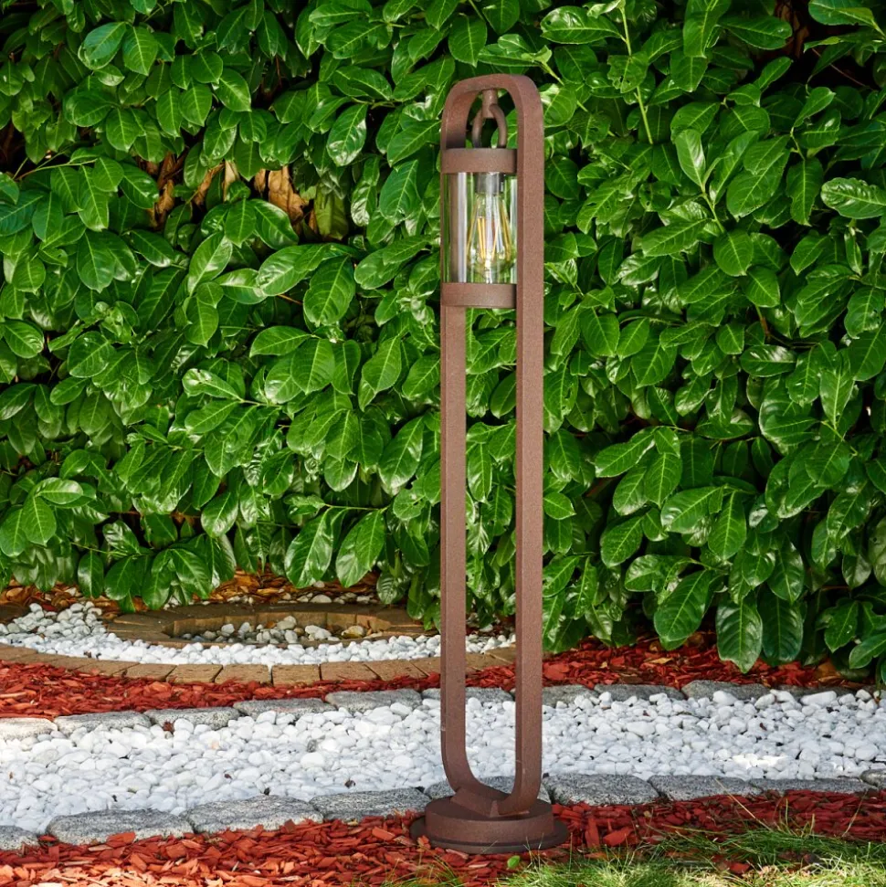 Lampadaire D'Exterieur Fulham Rouille, 1 Lumiere