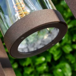 Lampadaire D'Exterieur Fulham Rouille, 1 Lumiere