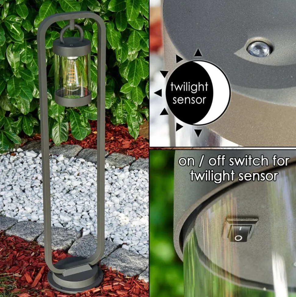 Lampadaire D'Exterieur Fulham Anthracite, 1 Lumiere