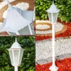 Lampadaire D'Exterieur Hongkong Frost Blanc, 1 Lumiere