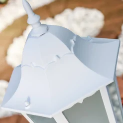 Lampadaire D'Exterieur Hongkong Frost Blanc, 1 Lumiere