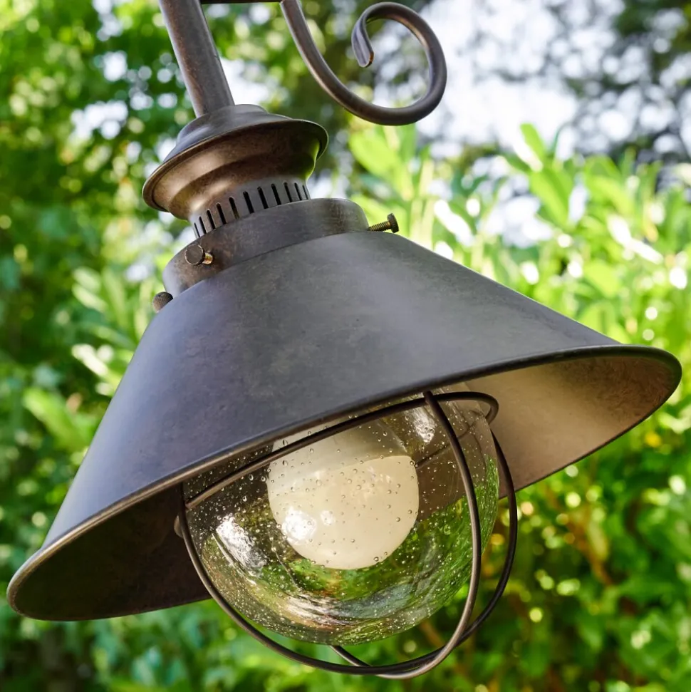 Lampadaire D'Exterieur Lohja Rouille, 2 Lumieres