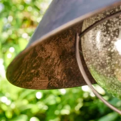 Lampadaire D'Exterieur Lohja Rouille, 2 Lumieres