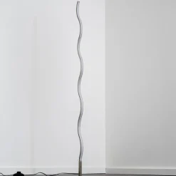 Lampadaire Dillon Led Nickel Mat, 1 Lumiere