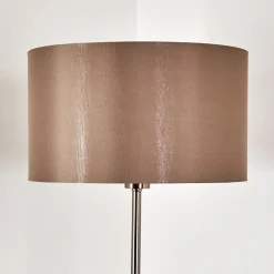 Lampadaire Elsa Nickel Mat, 1 Lumiere