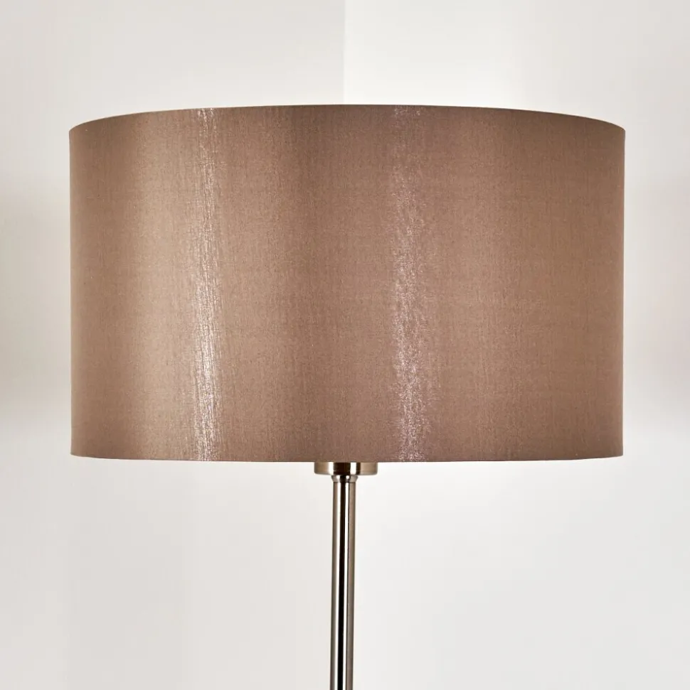 Lampadaire Elsa Nickel Mat, 1 Lumiere