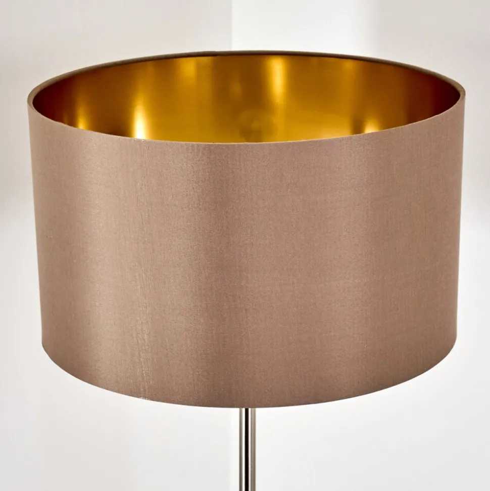 Lampadaire Elsa Nickel Mat, 1 Lumiere