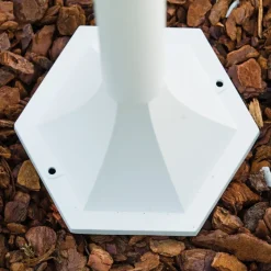 Lampadaire Exterieur Bristol Blanc, 1 Lumiere