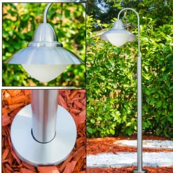 Lampadaire Exterieur Eglo Sydney Acier Inoxydable, 1 Lumiere