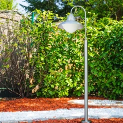 Lampadaire Exterieur Eglo Sydney Acier Inoxydable, 1 Lumiere