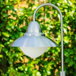 Lampadaire Exterieur Eglo Sydney Acier Inoxydable, 1 Lumiere