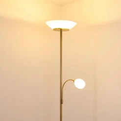 Lampadaire Gismaro Laiton, 3 Lumieres