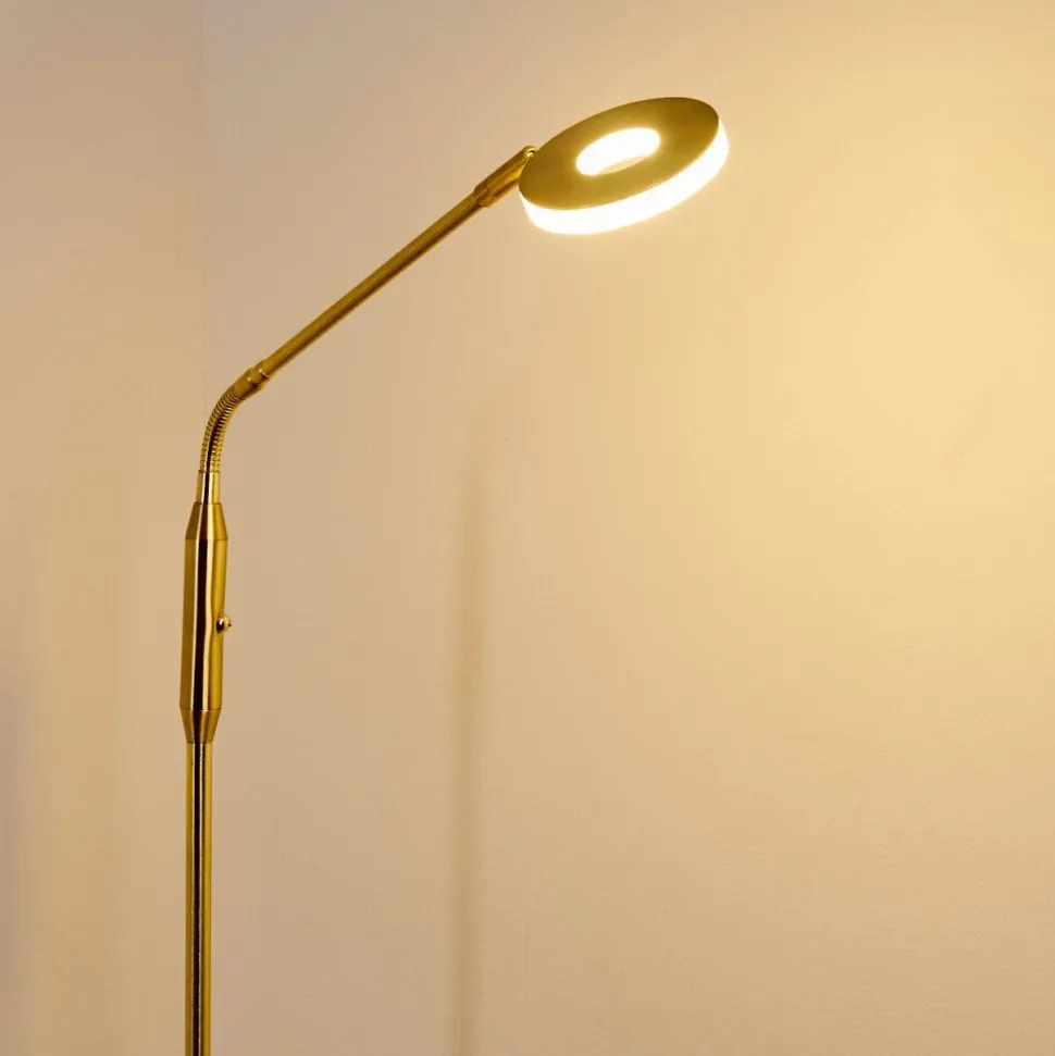Lampadaire Gulkana Led Or, 1 Lumiere
