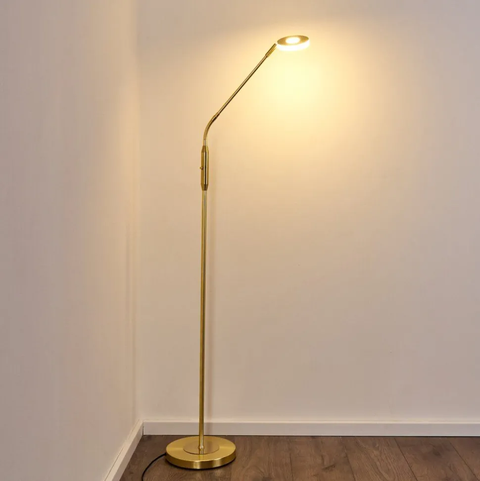 Lampadaire Gulkana Led Or, 1 Lumiere