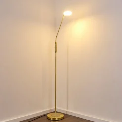 Lampadaire Gulkana Led Or, 1 Lumiere