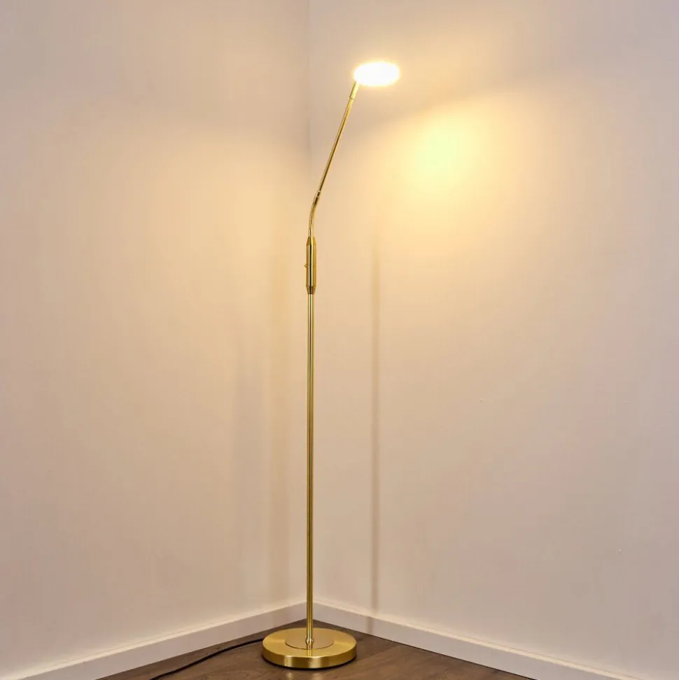 Lampadaire Gulkana Led Or, 1 Lumiere