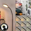 Lampadaire Haltia Led Noir, 1 Lumiere