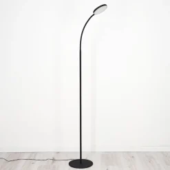 Lampadaire Haltia Led Noir, 1 Lumiere
