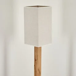 Lampadaire Ham Ecru, Noir, 1 Lumiere
